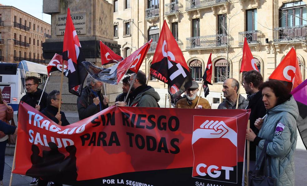 Salamanca se manifiesta para evitar más muertes laborales tras la primera en 2023